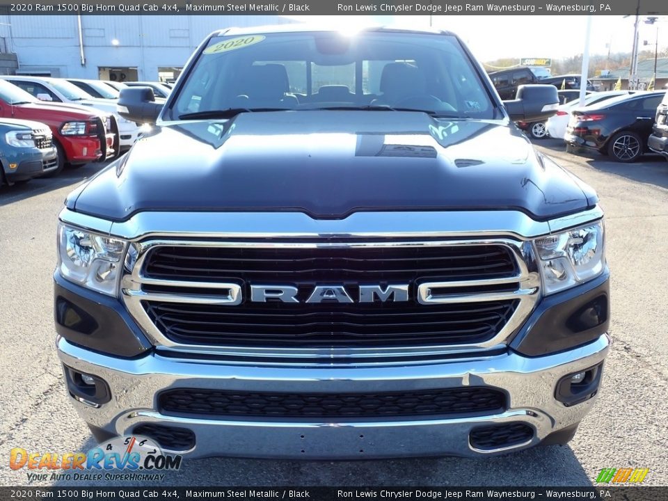 2020 Ram 1500 Big Horn Quad Cab 4x4 Maximum Steel Metallic / Black Photo #9