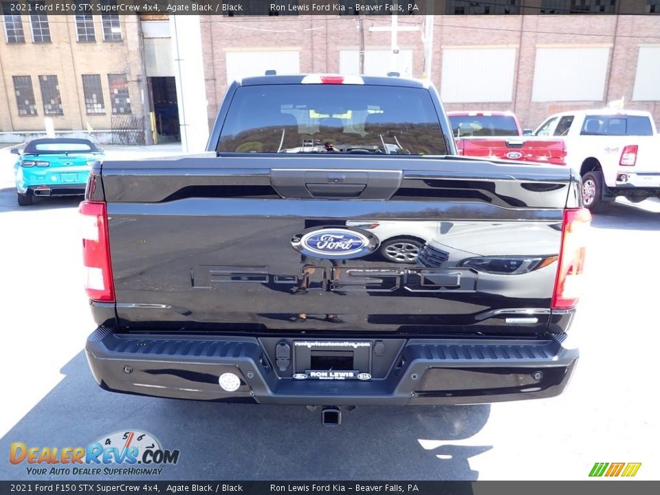 2021 Ford F150 STX SuperCrew 4x4 Agate Black / Black Photo #7