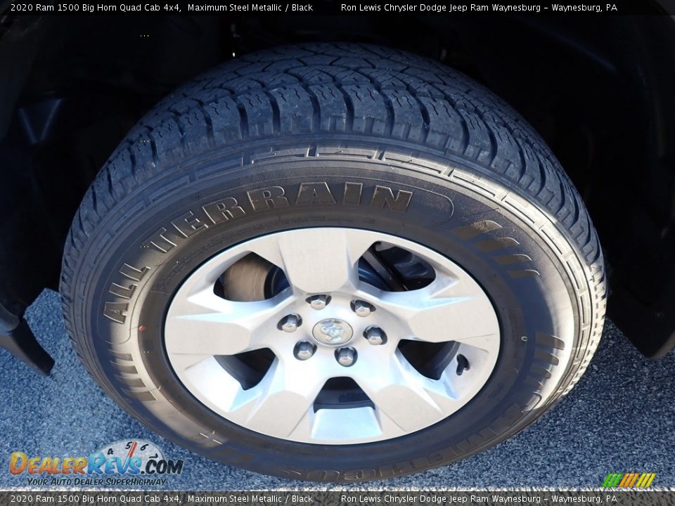 2020 Ram 1500 Big Horn Quad Cab 4x4 Maximum Steel Metallic / Black Photo #10