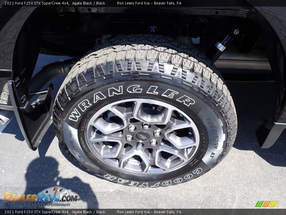 2021 Ford F150 STX SuperCrew 4x4 Agate Black / Black Photo #9
