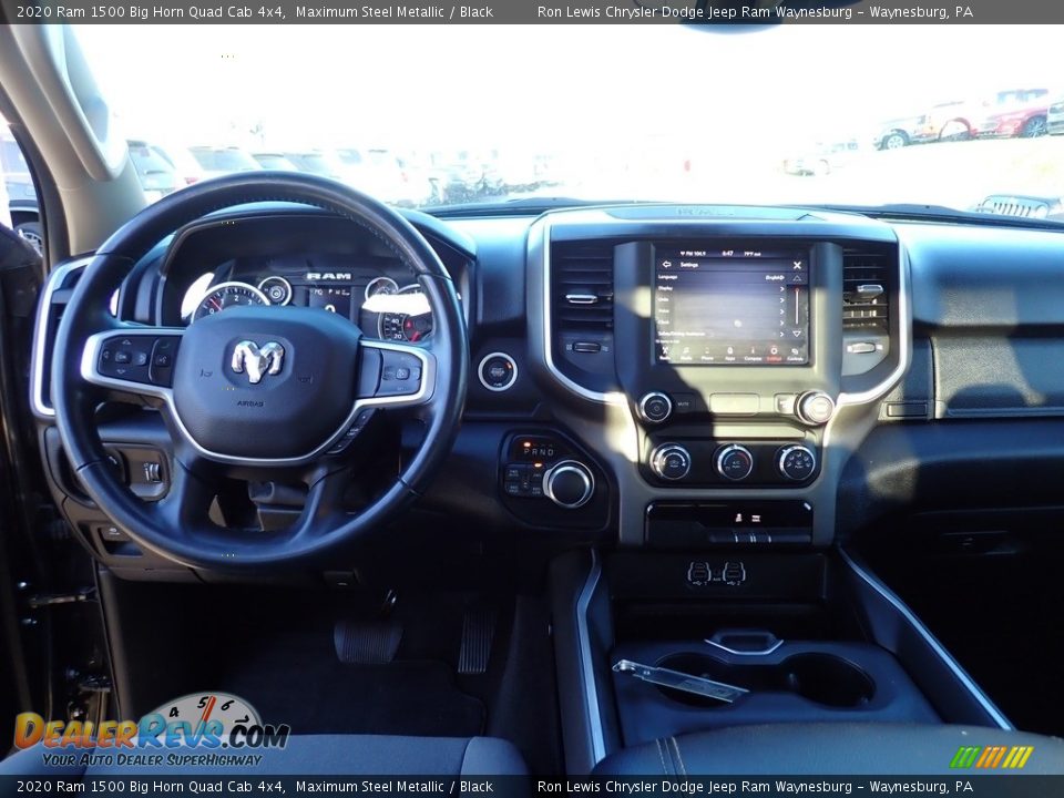 2020 Ram 1500 Big Horn Quad Cab 4x4 Maximum Steel Metallic / Black Photo #13