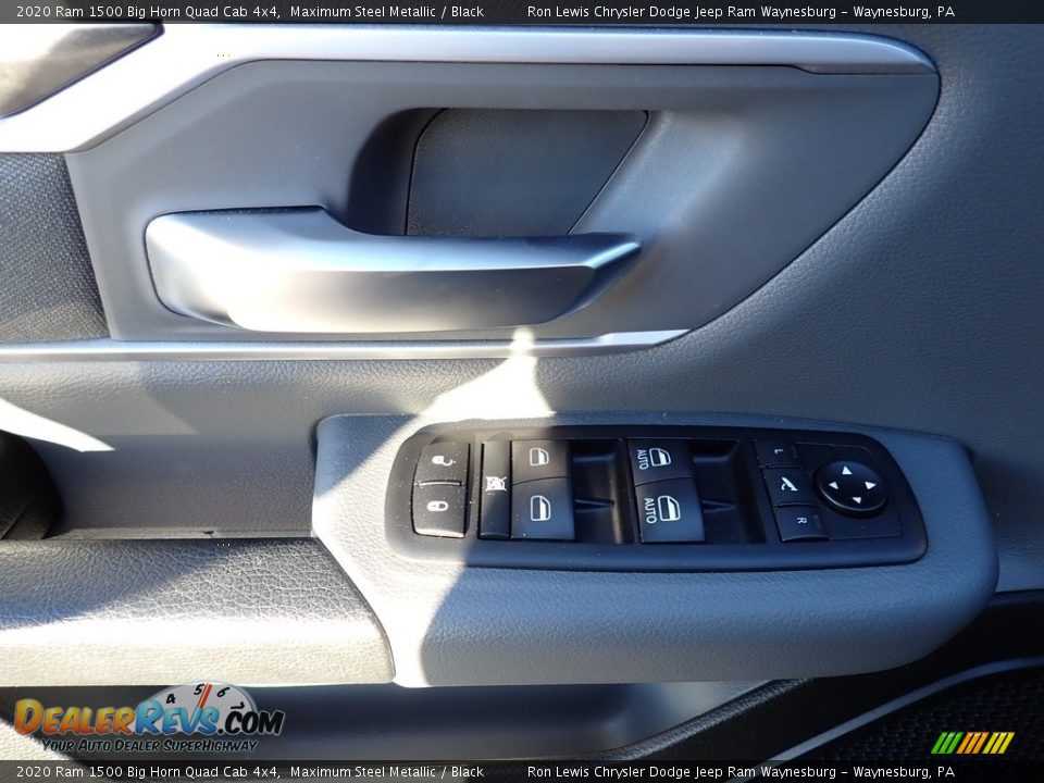 2020 Ram 1500 Big Horn Quad Cab 4x4 Maximum Steel Metallic / Black Photo #14