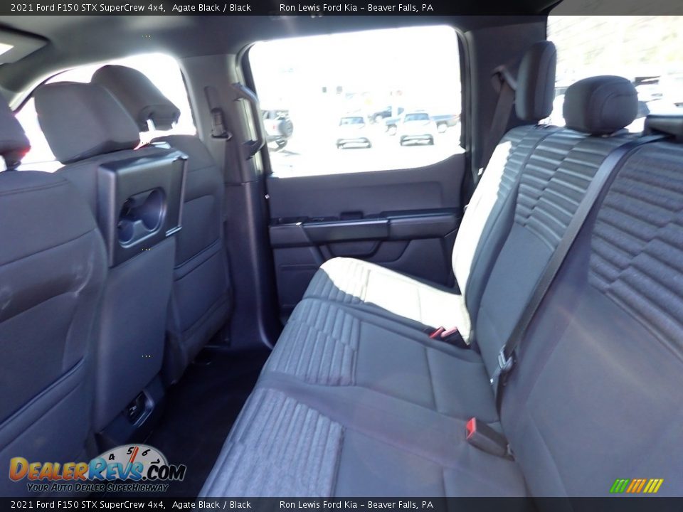 2021 Ford F150 STX SuperCrew 4x4 Agate Black / Black Photo #12