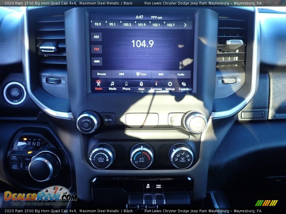 2020 Ram 1500 Big Horn Quad Cab 4x4 Maximum Steel Metallic / Black Photo #19
