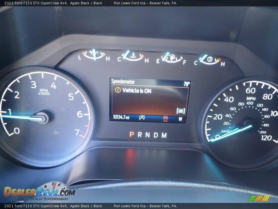 2021 Ford F150 STX SuperCrew 4x4 Agate Black / Black Photo #17