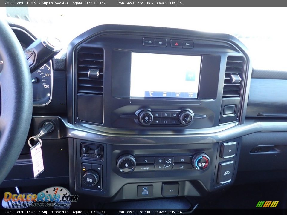 2021 Ford F150 STX SuperCrew 4x4 Agate Black / Black Photo #18