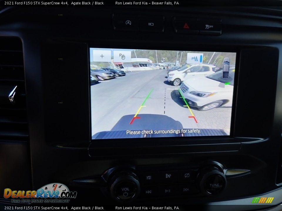 2021 Ford F150 STX SuperCrew 4x4 Agate Black / Black Photo #19