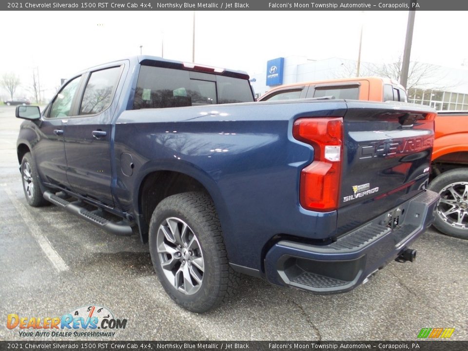 2021 Chevrolet Silverado 1500 RST Crew Cab 4x4 Northsky Blue Metallic / Jet Black Photo #2