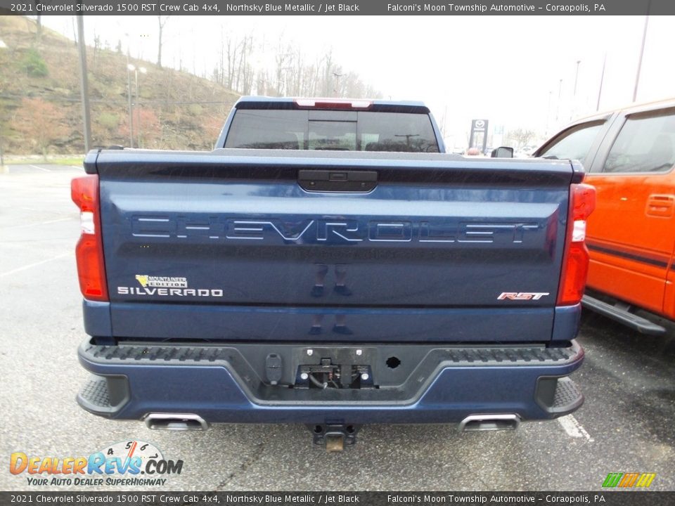 2021 Chevrolet Silverado 1500 RST Crew Cab 4x4 Northsky Blue Metallic / Jet Black Photo #3