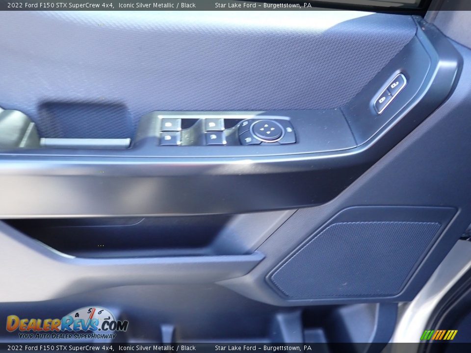 2022 Ford F150 STX SuperCrew 4x4 Iconic Silver Metallic / Black Photo #14