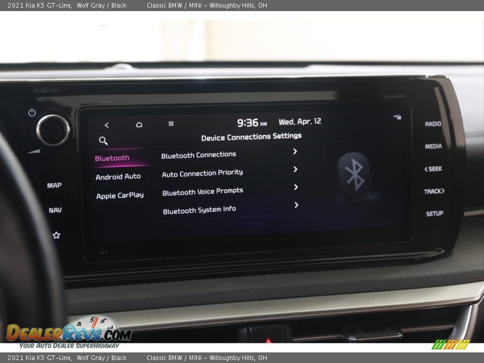 2021 Kia K5 GT-Line Wolf Gray / Black Photo #12