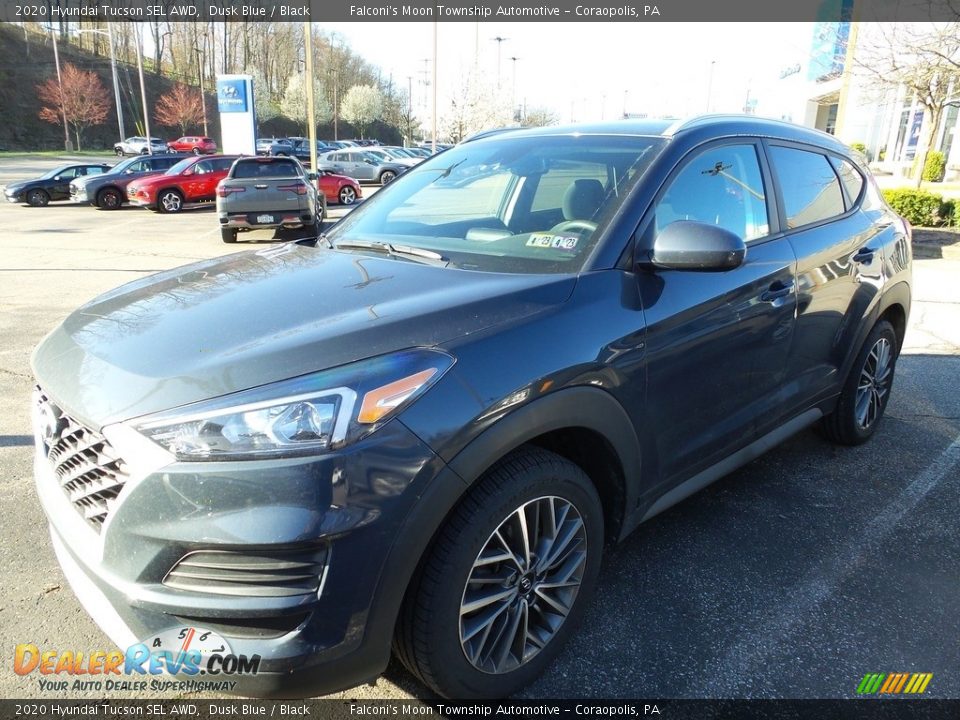 2020 Hyundai Tucson SEL AWD Dusk Blue / Black Photo #1