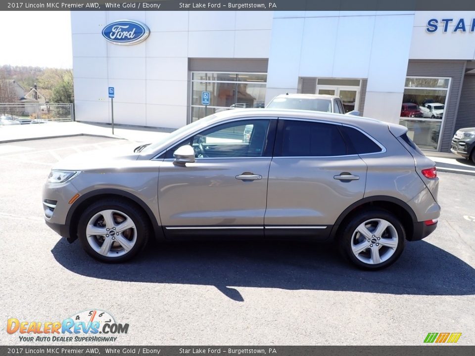 2017 Lincoln MKC Premier AWD White Gold / Ebony Photo #2