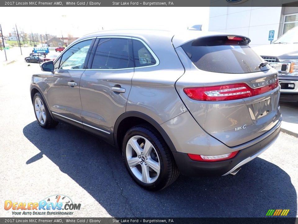 2017 Lincoln MKC Premier AWD White Gold / Ebony Photo #3