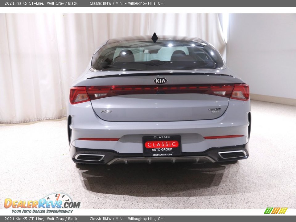 2021 Kia K5 GT-Line Wolf Gray / Black Photo #20