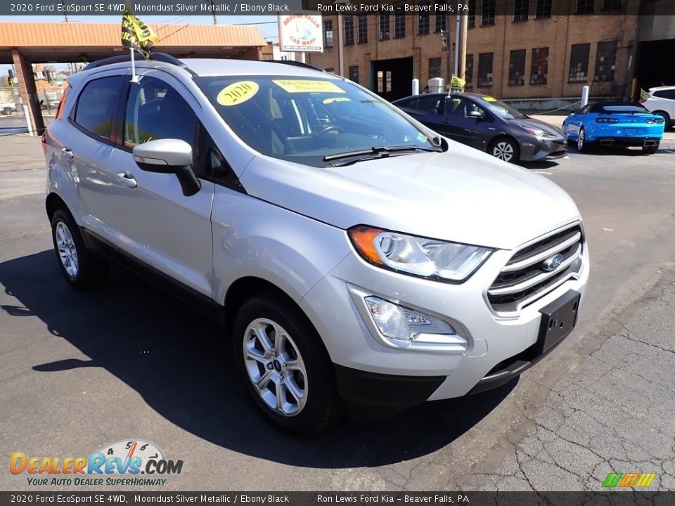 2020 Ford EcoSport SE 4WD Moondust Silver Metallic / Ebony Black Photo #2