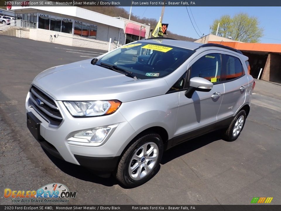 2020 Ford EcoSport SE 4WD Moondust Silver Metallic / Ebony Black Photo #4