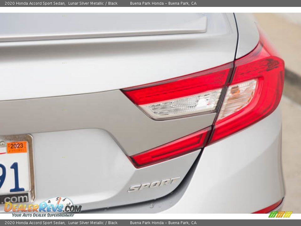 2020 Honda Accord Sport Sedan Lunar Silver Metallic / Black Photo #11