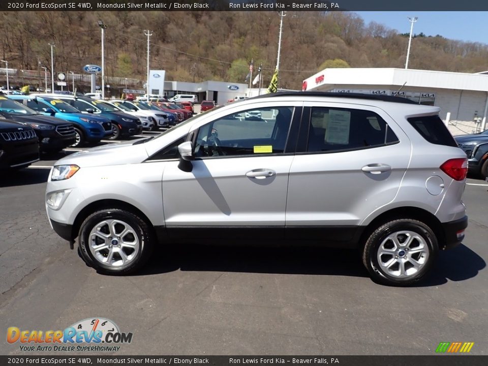 2020 Ford EcoSport SE 4WD Moondust Silver Metallic / Ebony Black Photo #5