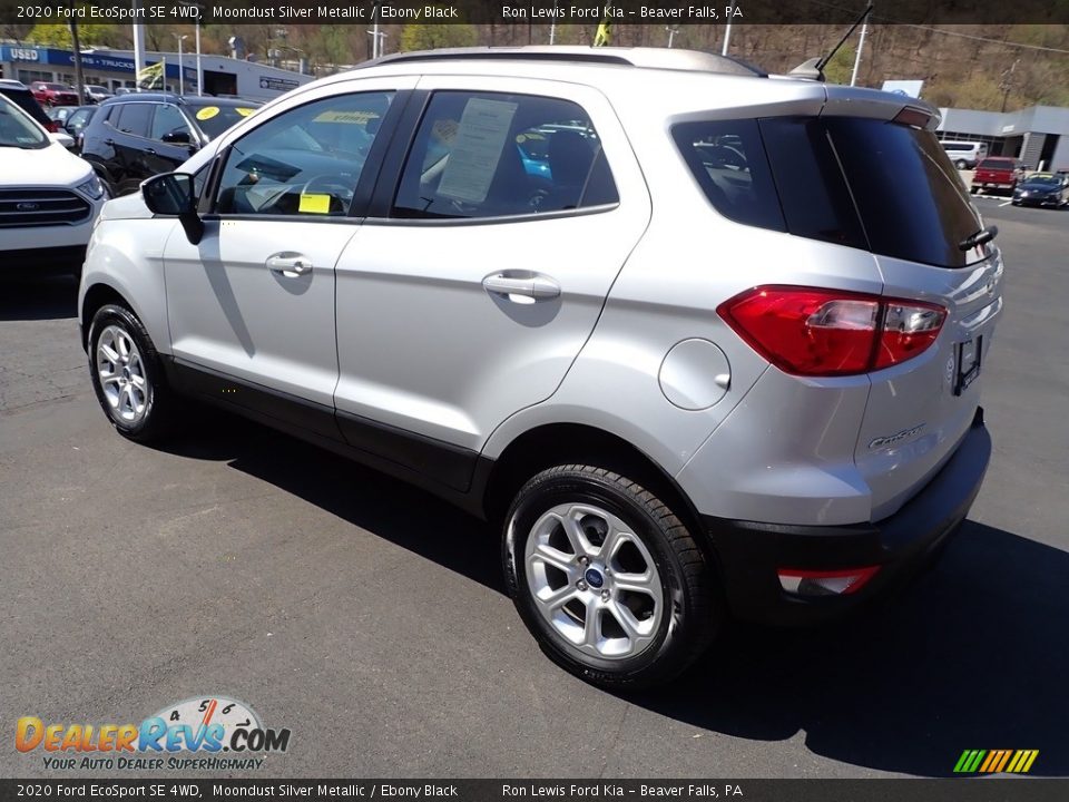 2020 Ford EcoSport SE 4WD Moondust Silver Metallic / Ebony Black Photo #6