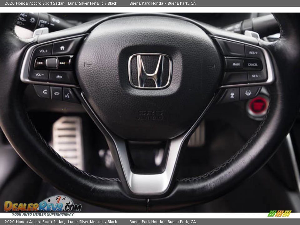2020 Honda Accord Sport Sedan Lunar Silver Metallic / Black Photo #13