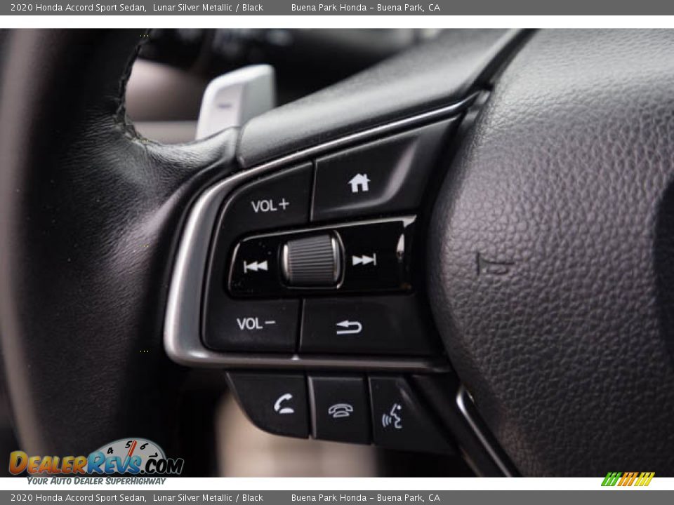2020 Honda Accord Sport Sedan Lunar Silver Metallic / Black Photo #14