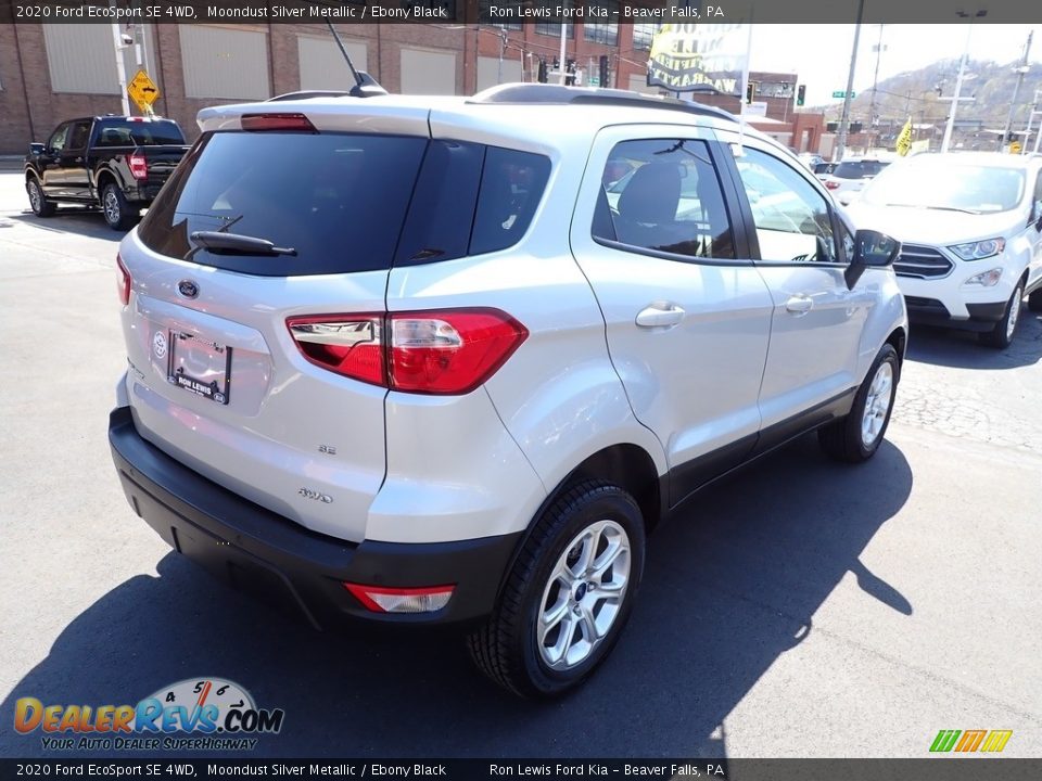 2020 Ford EcoSport SE 4WD Moondust Silver Metallic / Ebony Black Photo #8