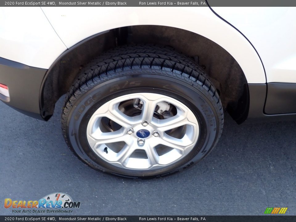2020 Ford EcoSport SE 4WD Moondust Silver Metallic / Ebony Black Photo #9