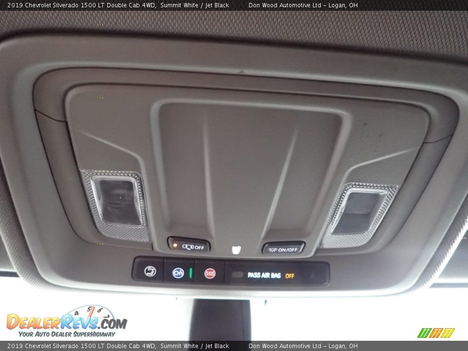 2019 Chevrolet Silverado 1500 LT Double Cab 4WD Summit White / Jet Black Photo #21