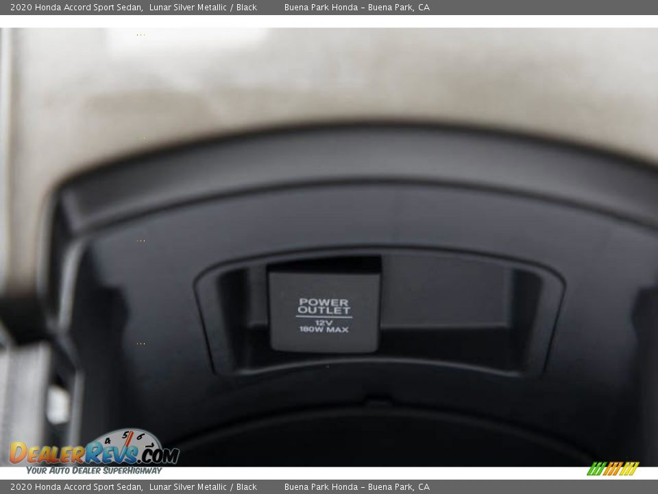 2020 Honda Accord Sport Sedan Lunar Silver Metallic / Black Photo #18