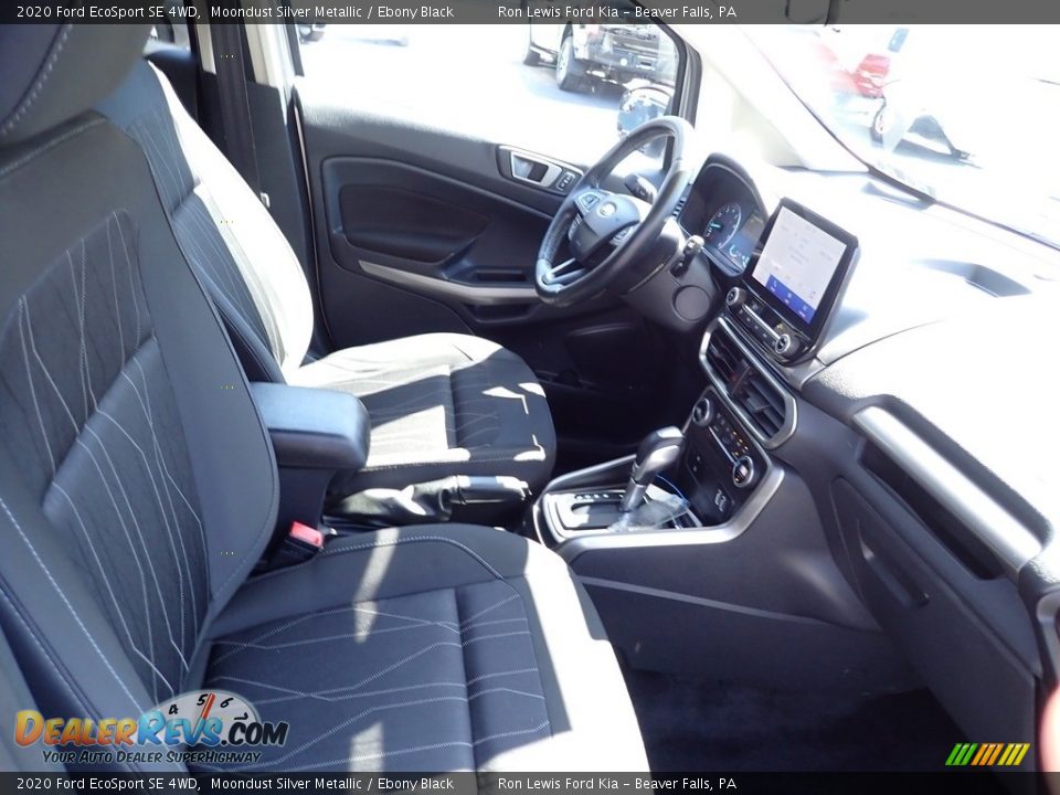 2020 Ford EcoSport SE 4WD Moondust Silver Metallic / Ebony Black Photo #11