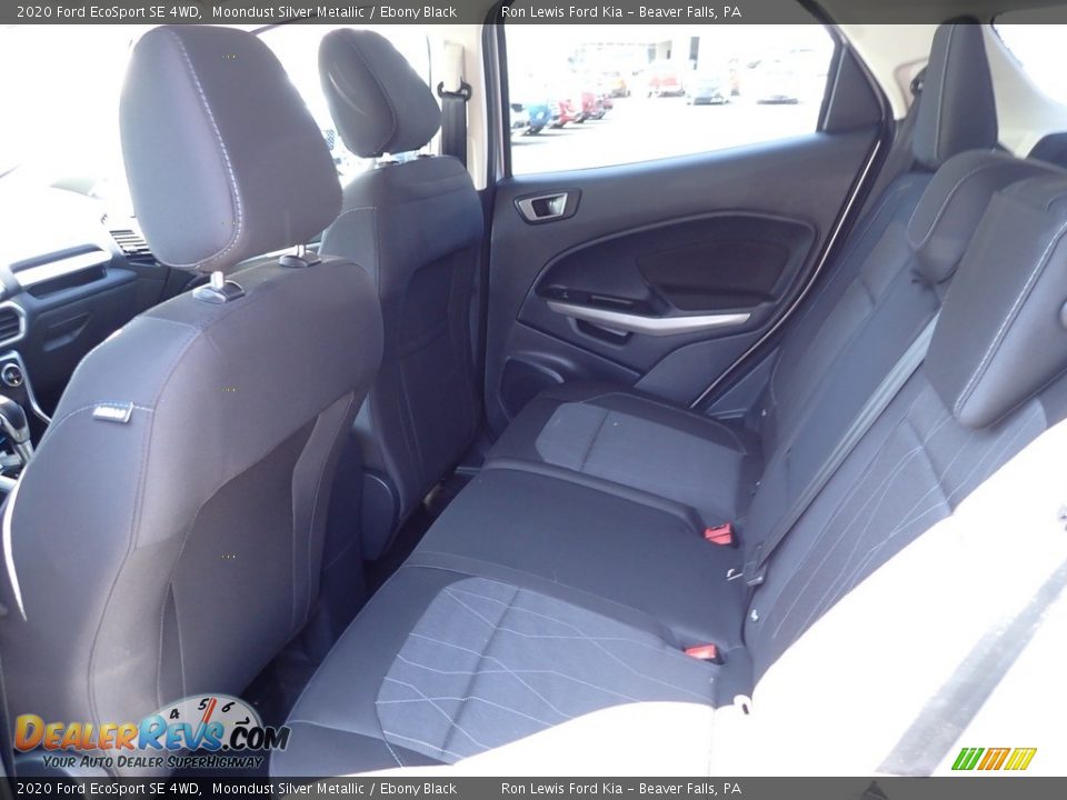 2020 Ford EcoSport SE 4WD Moondust Silver Metallic / Ebony Black Photo #12