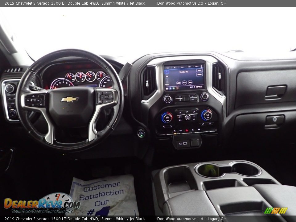 2019 Chevrolet Silverado 1500 LT Double Cab 4WD Summit White / Jet Black Photo #25