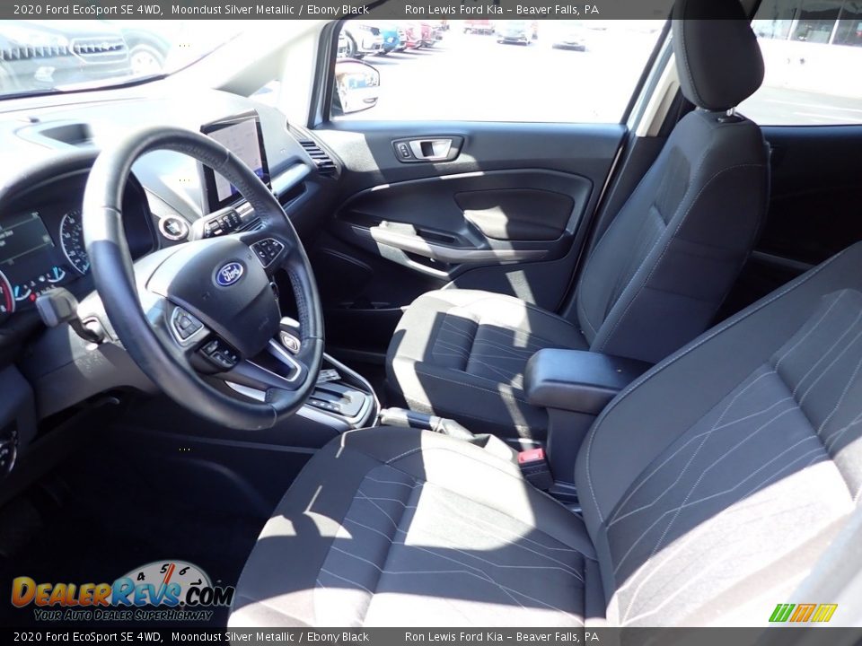 2020 Ford EcoSport SE 4WD Moondust Silver Metallic / Ebony Black Photo #14