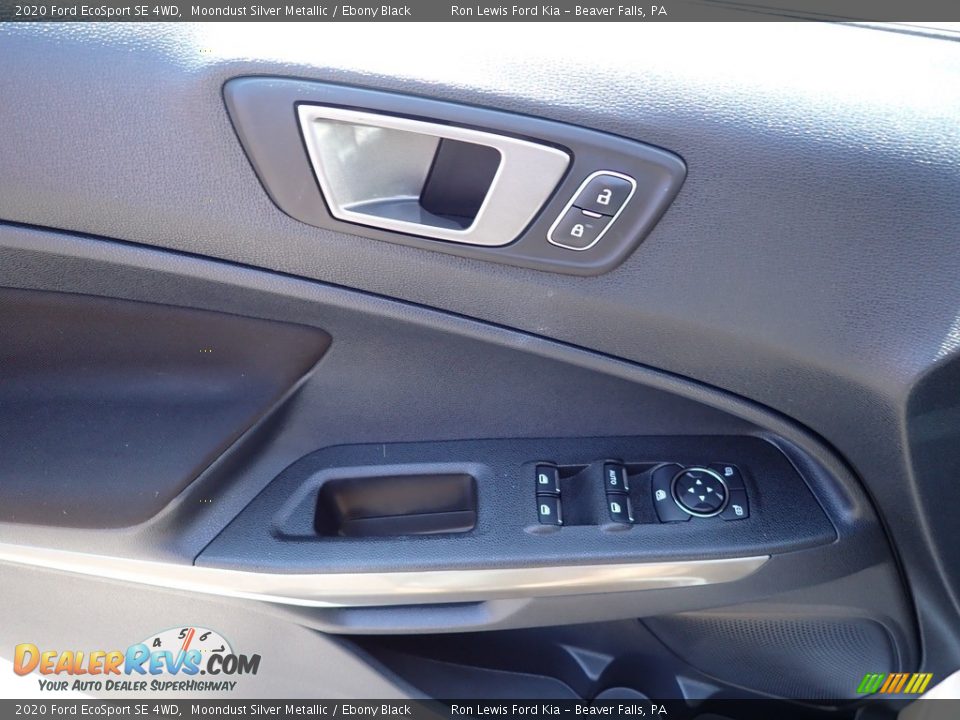 2020 Ford EcoSport SE 4WD Moondust Silver Metallic / Ebony Black Photo #15