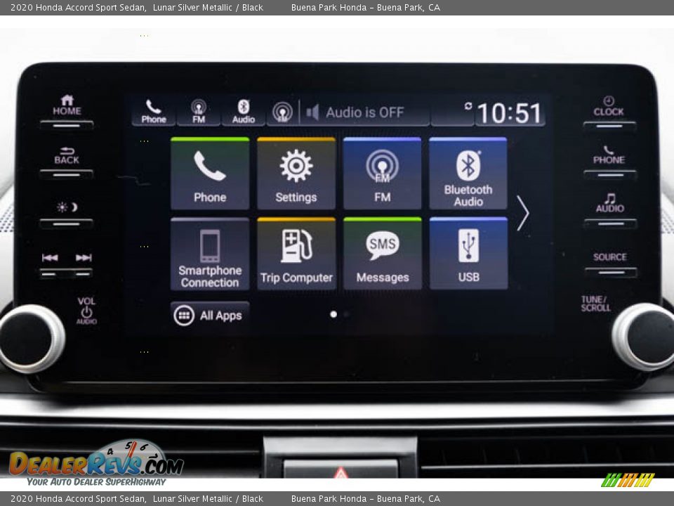 2020 Honda Accord Sport Sedan Lunar Silver Metallic / Black Photo #25
