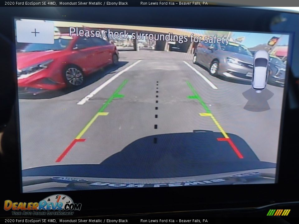 2020 Ford EcoSport SE 4WD Moondust Silver Metallic / Ebony Black Photo #18