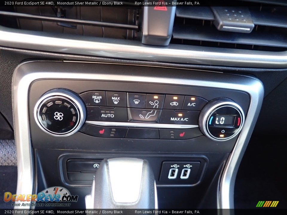 2020 Ford EcoSport SE 4WD Moondust Silver Metallic / Ebony Black Photo #19