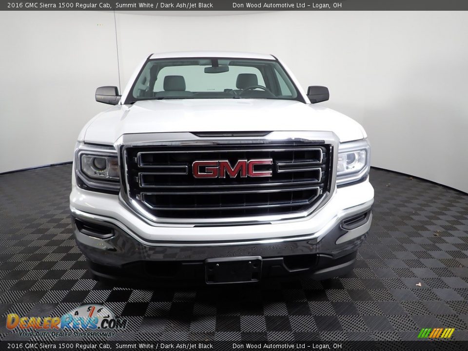 2016 GMC Sierra 1500 Regular Cab Summit White / Dark Ash/Jet Black Photo #3