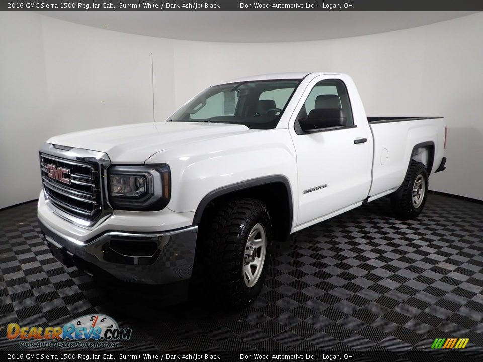 2016 GMC Sierra 1500 Regular Cab Summit White / Dark Ash/Jet Black Photo #4