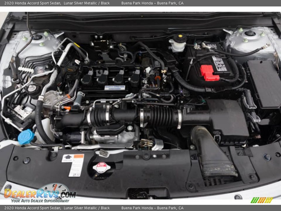 2020 Honda Accord Sport Sedan Lunar Silver Metallic / Black Photo #34
