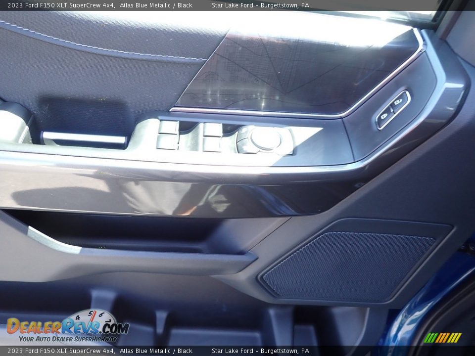 2023 Ford F150 XLT SuperCrew 4x4 Atlas Blue Metallic / Black Photo #15
