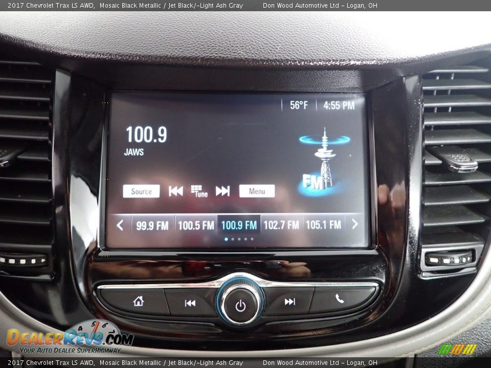 2017 Chevrolet Trax LS AWD Mosaic Black Metallic / Jet Black/­Light Ash Gray Photo #2