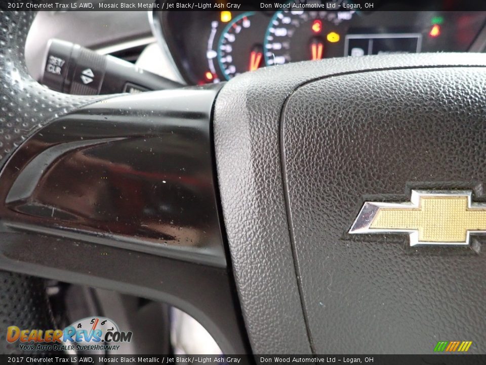 2017 Chevrolet Trax LS AWD Mosaic Black Metallic / Jet Black/­Light Ash Gray Photo #15