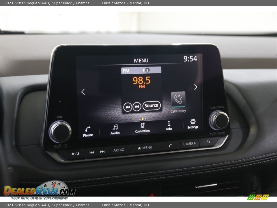 2021 Nissan Rogue S AWD Super Black / Charcoal Photo #10