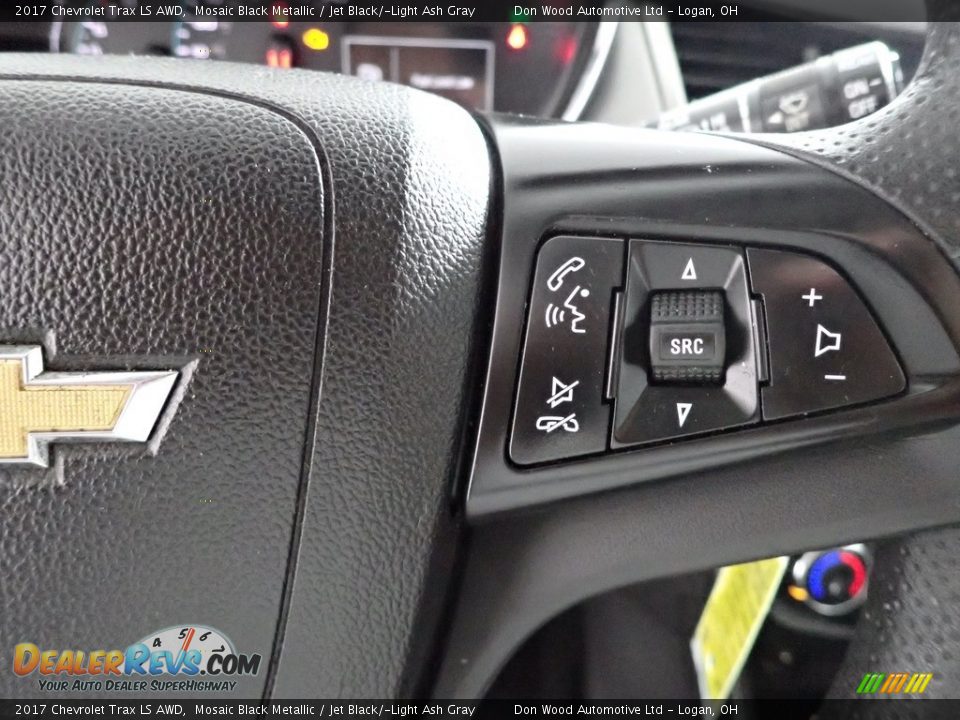 2017 Chevrolet Trax LS AWD Mosaic Black Metallic / Jet Black/­Light Ash Gray Photo #16
