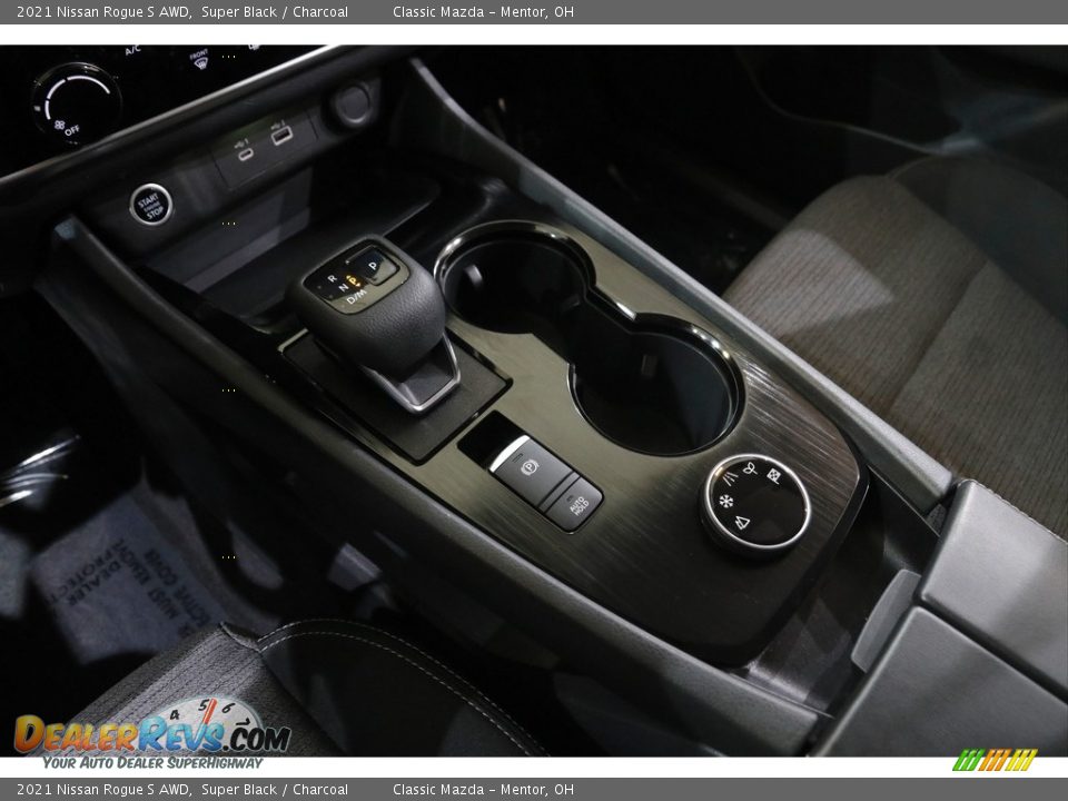 2021 Nissan Rogue S AWD Super Black / Charcoal Photo #14