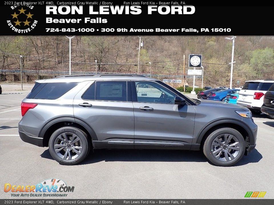 2023 Ford Explorer XLT 4WD Carbonized Gray Metallic / Ebony Photo #1
