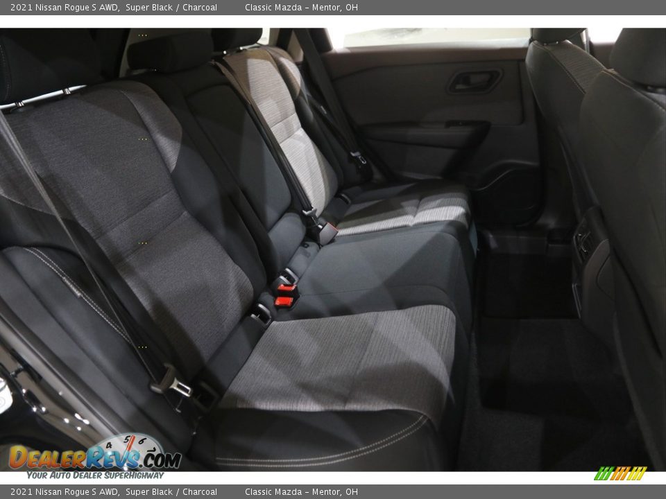 2021 Nissan Rogue S AWD Super Black / Charcoal Photo #17