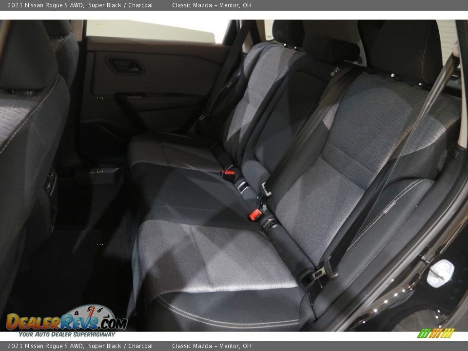 2021 Nissan Rogue S AWD Super Black / Charcoal Photo #18